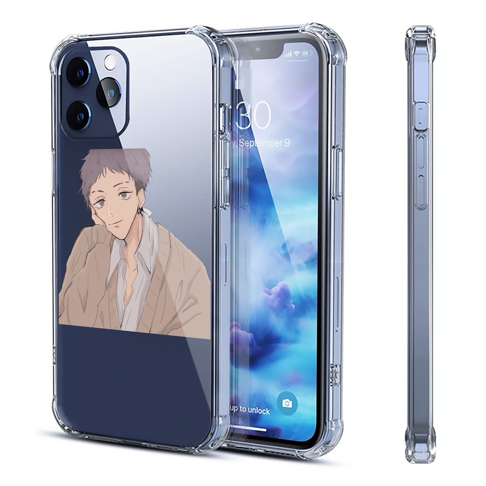 （画像用） 東京リベンジャーズ Tokyo Revengers 【iPhone 12シリーズ対応】透明スマホケース（クリアソフトケース）